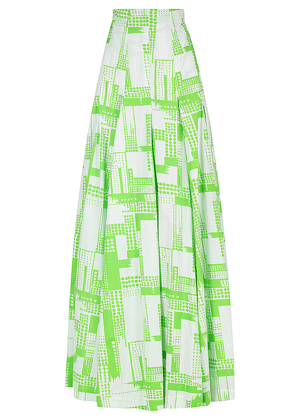 Accordion Maxi Skirt