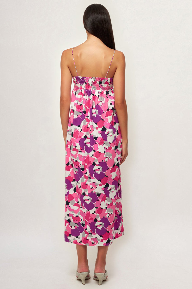 Ruched Bandeau Midi